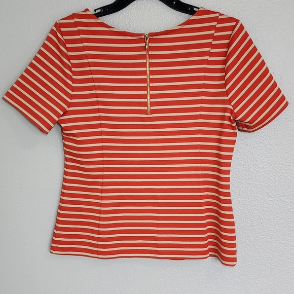 BANANA REPUBLIC  SHORT SLEEVE BLOUSE/ SIZE  8 - Picture 3 of 12